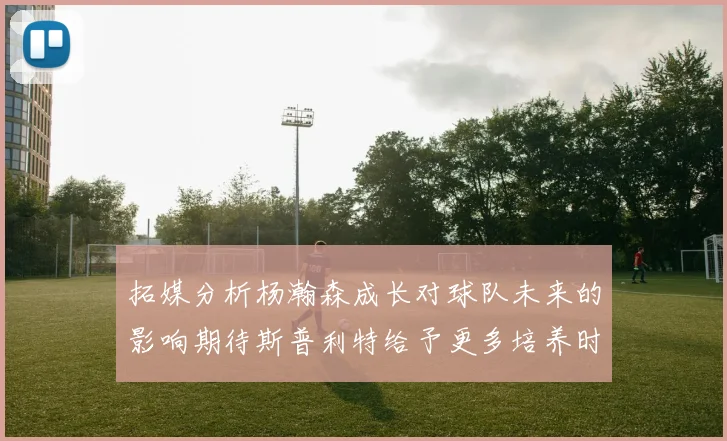 拓媒分析杨瀚森成长对球队未来的影响期待斯普利特给予更多培养时间